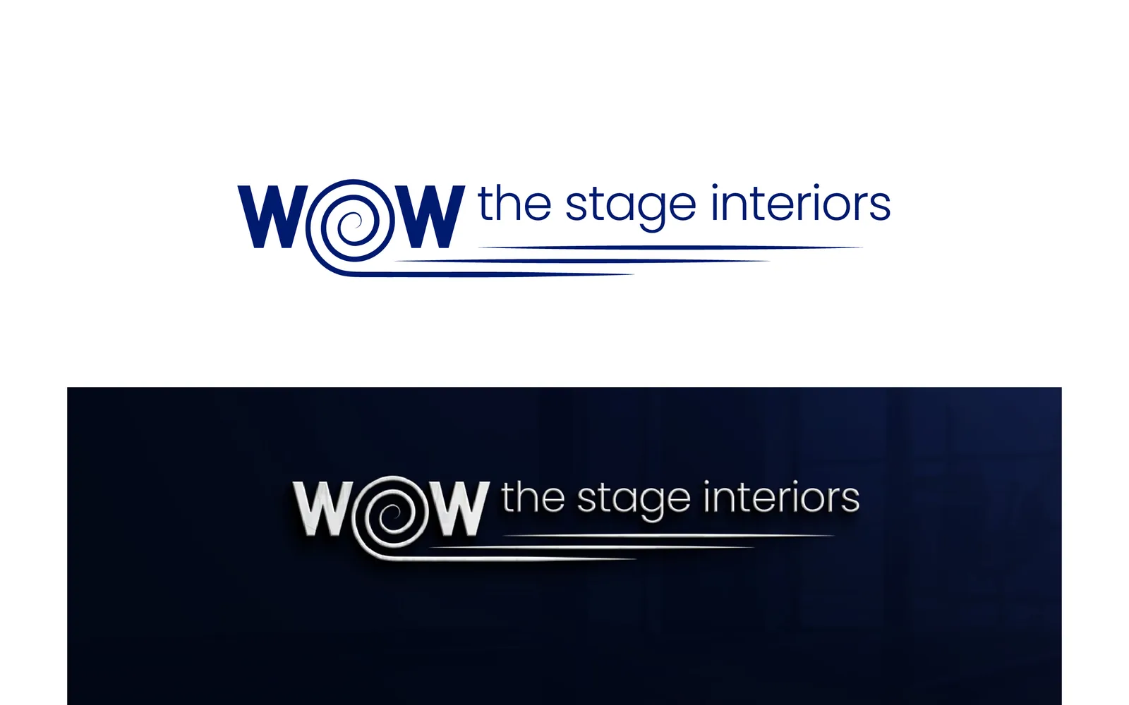 Full page screenshot style preview of WOW the Stage Interiors by Yorty Designs
