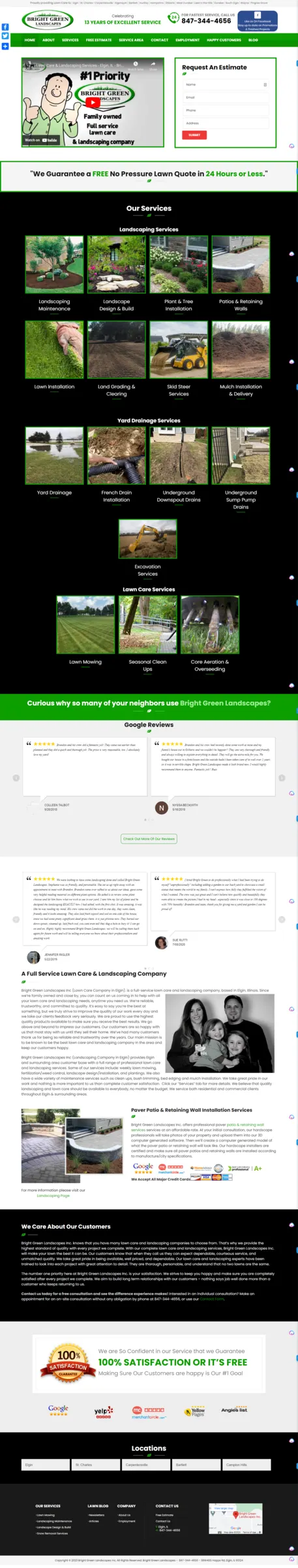 Lawn Care Lead Generation project screenshot